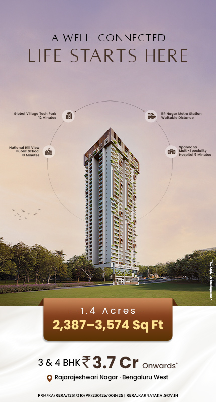 Melange One — elevated urban living, 3 & 4 BHK in RR Nagar