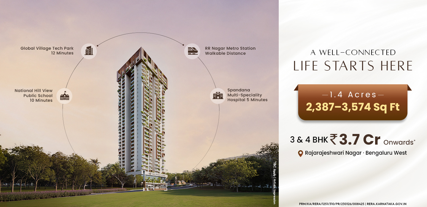 Melange One — elevated urban living, 3 & 4 BHK in RR Nagar